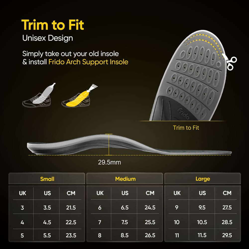 Frido Arch Support Rigid Insoles