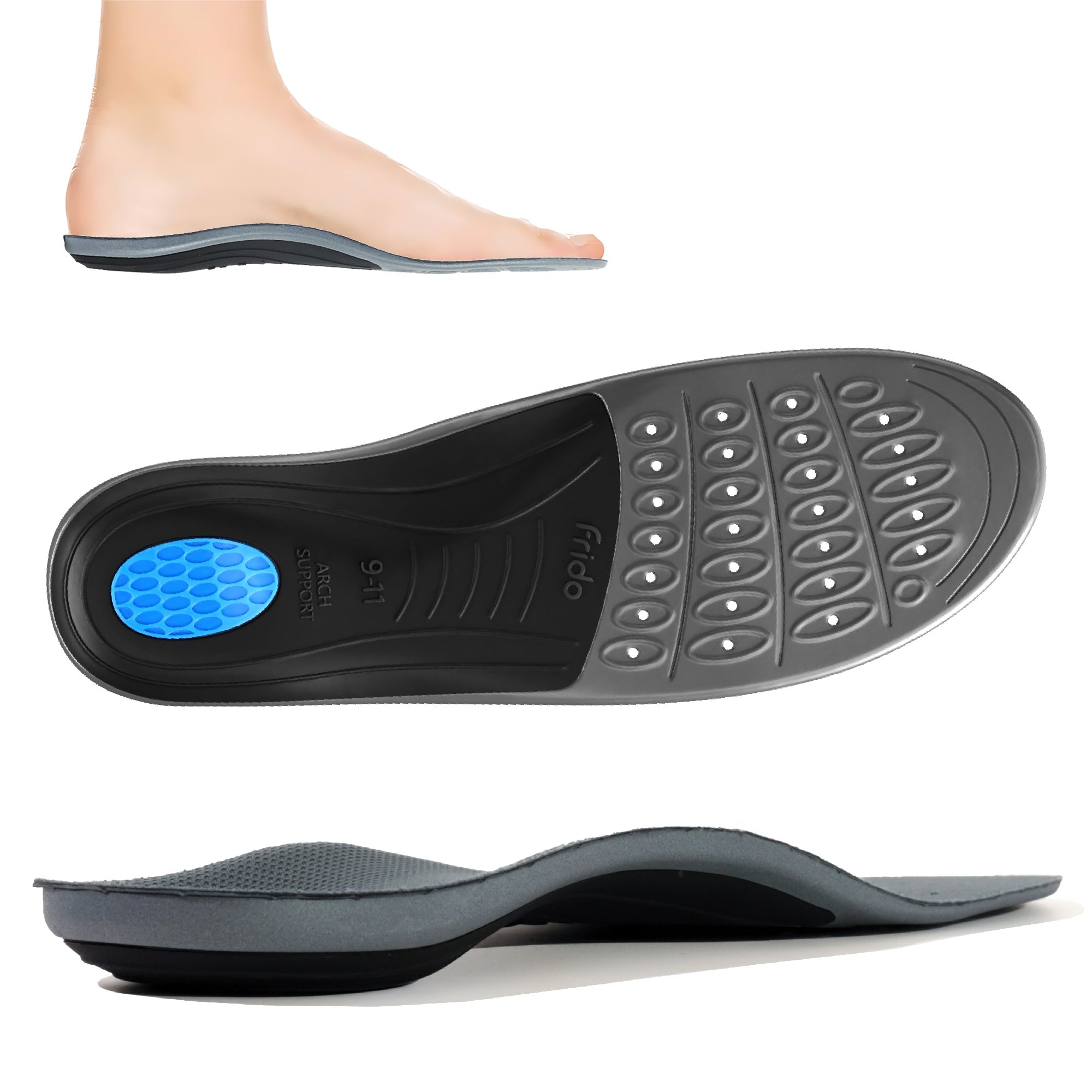 Frido Arch Support Semi Rigid Insoles