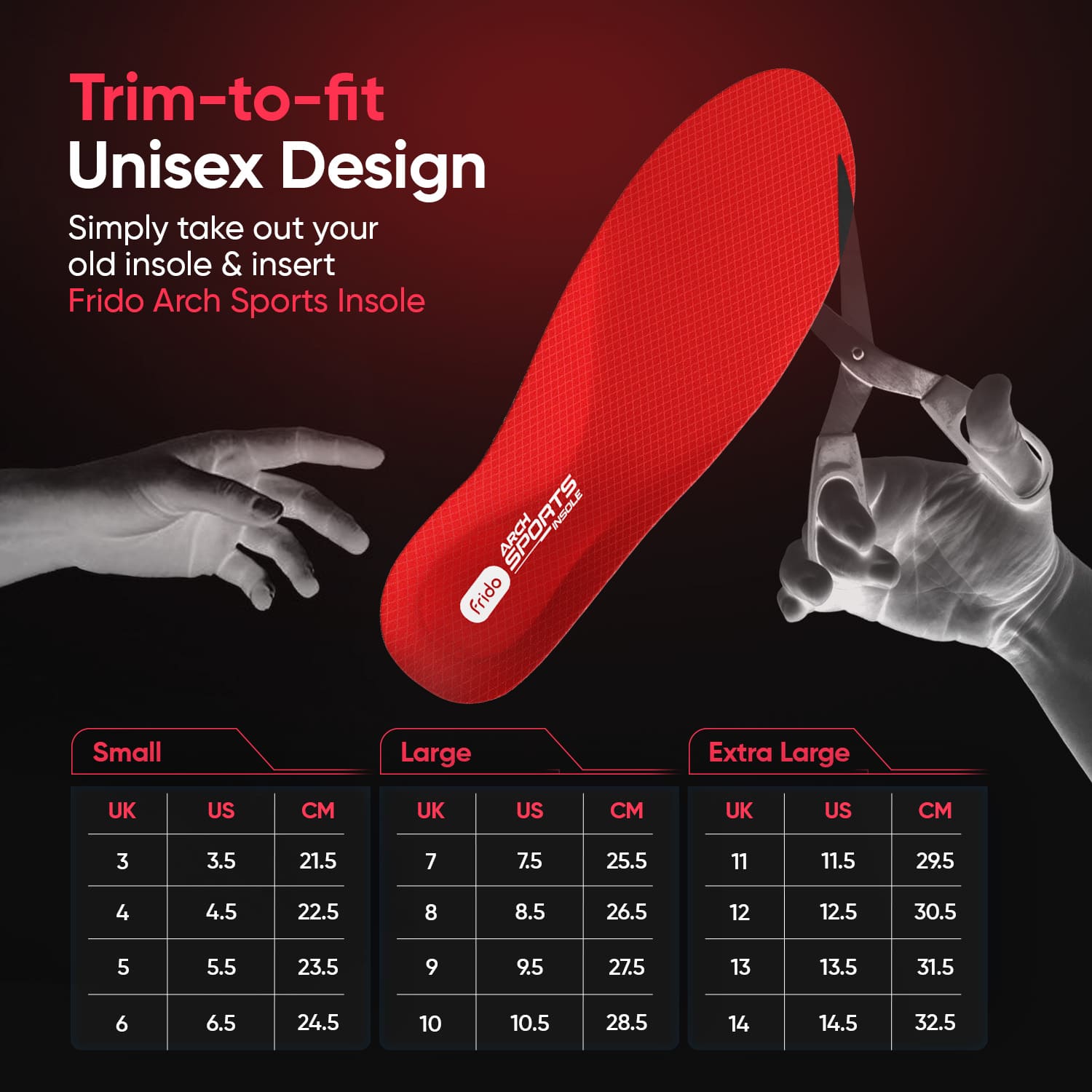 Frido Arch Sports Insole