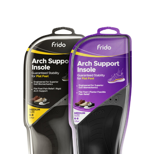 Frido Arch Support Insoles Rigid + Semi Rigid Combo